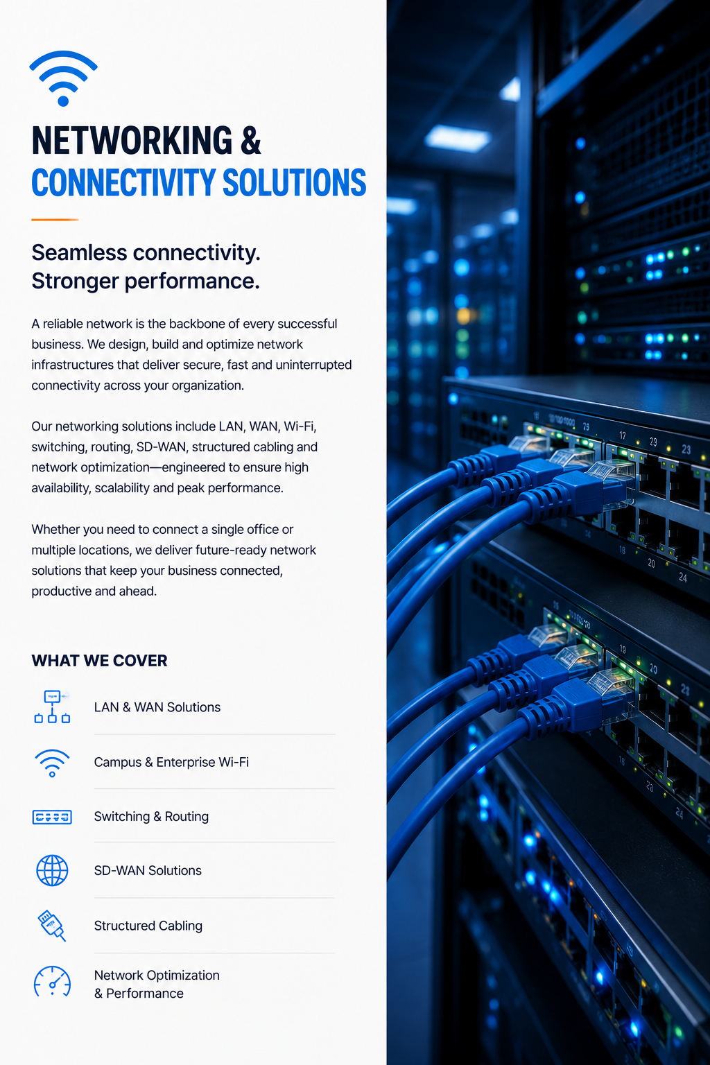 Networking & Connectivity Solutions